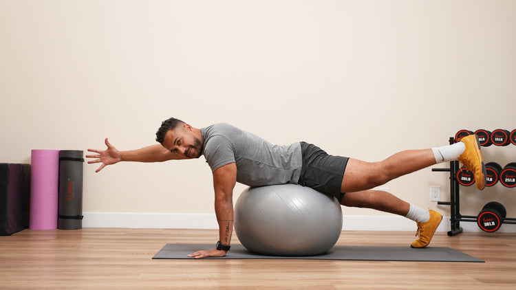 10-Minute Yoga Ball Workout