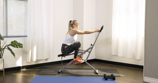 Sunny trainer row-n-riding