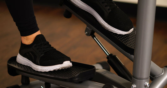 feet on stepper
