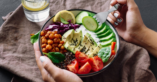 a bowl of veggie salad