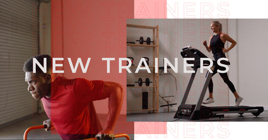 Personal trainers James and Sam exercising