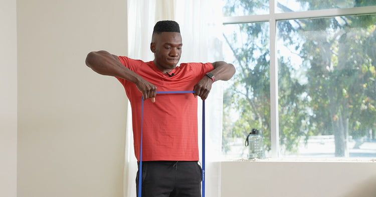 Shoulder Workout - Resistance Band Series, Part 1