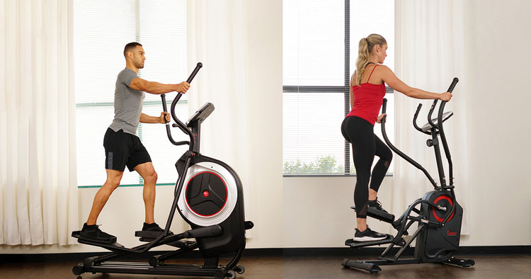 Sunny elliptical vs climber