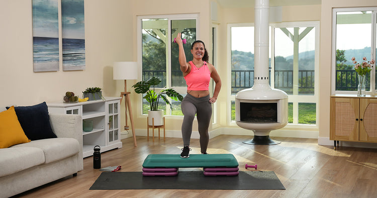 Step into Fitness: A Heart-Pumping Beginner Step Class!