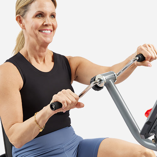 Integrated Arm Exercise | This unique feature allows for simultaneous arm and leg workouts, adding variety and the ability to target more muscle groups during a single exercise session.