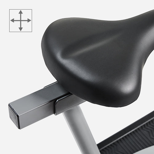 Adjustable Comfort | Tailor your comfort during your workouts with the 4-way adjustable seat.