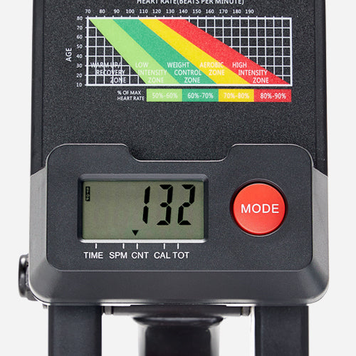 LCD Monitor | Equipped with an LCD monitor that provides real-time feedback on workout metrics such as calories burned, workout duration, and total count.