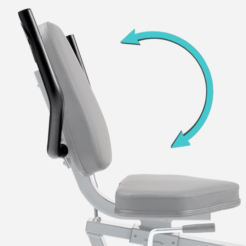 Foldable handlebars | The handlebars fold away to facilitate easy entry and exit.