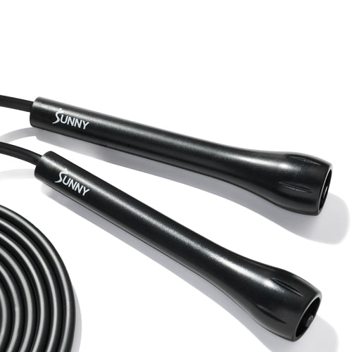 Durable ABS Plastic Handles | Lightweight and sturdy, these durable ABS plastic handles offer a comfortable grip for your jump rope, with an ergonomic design providing extra security during workout sessions.