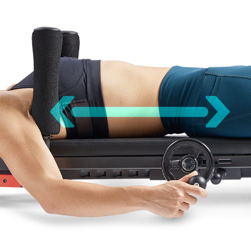 GENTLE RELIEF FOR A TENSE LOWER BACK  | Crafted to stretch and support the lumbar spine, enhancing flexibility and relieving tension.