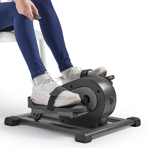 Motorized w/18 Speed Levels | Featuring 18 speed levels, this compact elliptical is perfect for all genders, ages, and fitness needs.