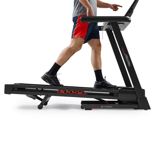 22-Level Auto Incline & Decline | Train with -2.9° decline to 6.5° incline (22 levels) for realistic terrain. Decline supports speeds up to 5 MPH.