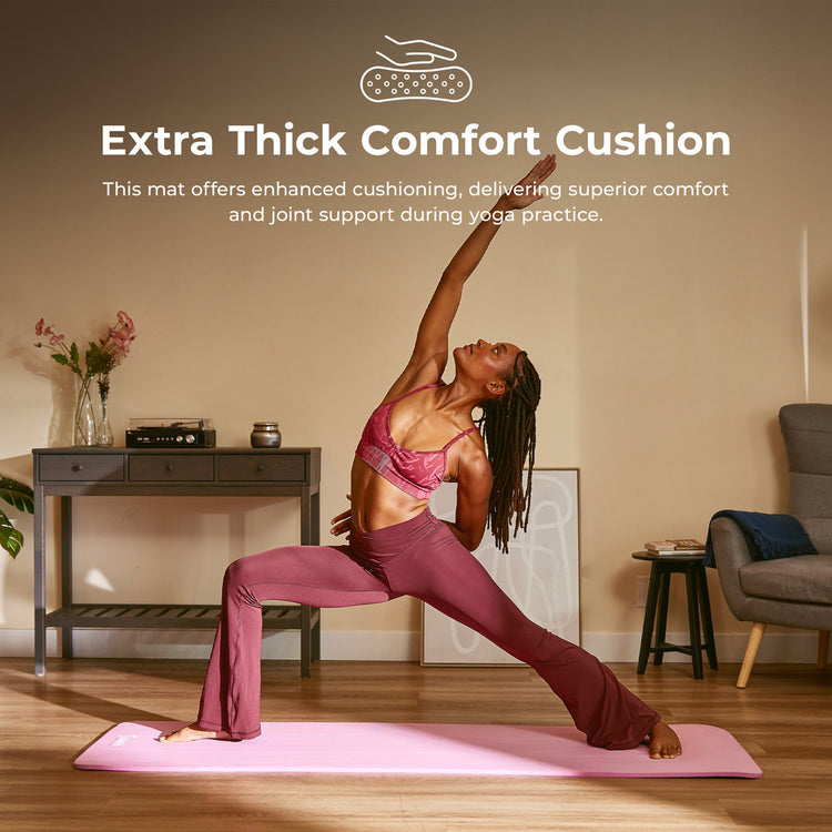 Premium 1/2-Inch Extra Thick Exercise Yoga Mat