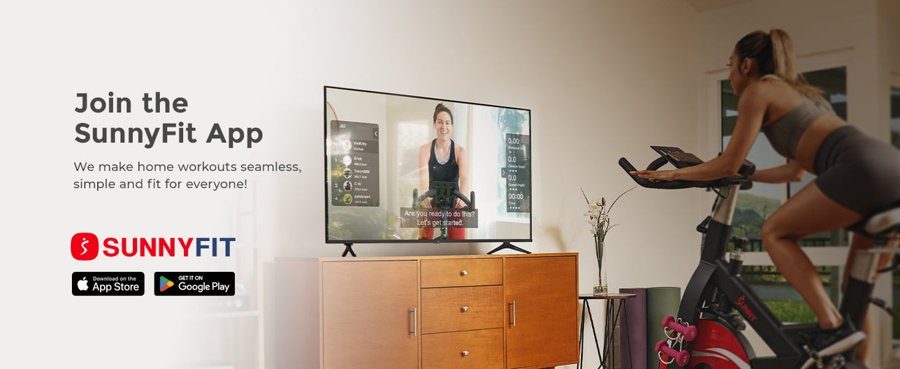 Join the SunnyFit App | We make home workouts seamless, simple and fit for everyone!