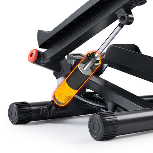Smooth & Quiet Resistance | Dual hydraulic cylinders deliver silent, stable steps—great for apartments or shared spaces.