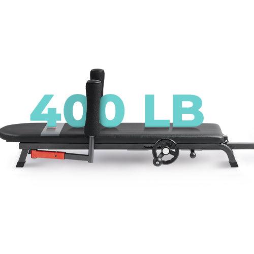 400 LB Weight Capacity | Crafted from high quality steel, the heavy-duty frame supports up to 400 LB, making it ideal for a wide range of users.