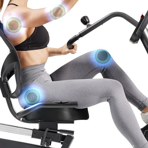 DESIGNED FOR LOW-IMPACT | Protect your joints while still challenging yourself. Our recumbent elliptical allows you to improve cardiovascular health and build strength but is also gentle on your body.