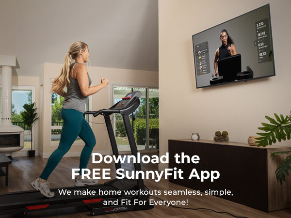 Join the FREE SunnyFit App | We make home workouts seamless, simple and fit for everyone!