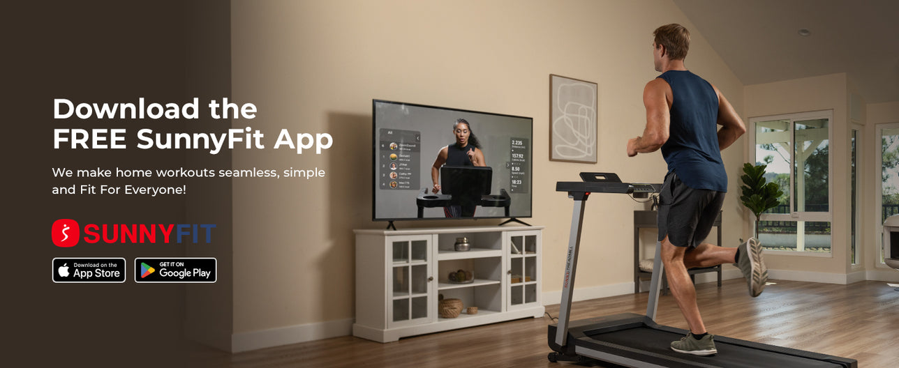 Join the FREE SunnyFit App | We make home workouts seamless, simple and fit for everyone!