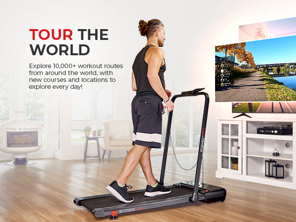 Tour the World | Explore 10,000+ workout routes from around the world, with new courses and locations to explore every day! 