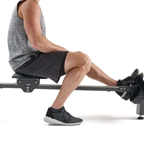 All-Height Friendly Design | 52.6" steel rail accommodates 44.9" inseam (up to 6'10") for complete, unrestricted strokes