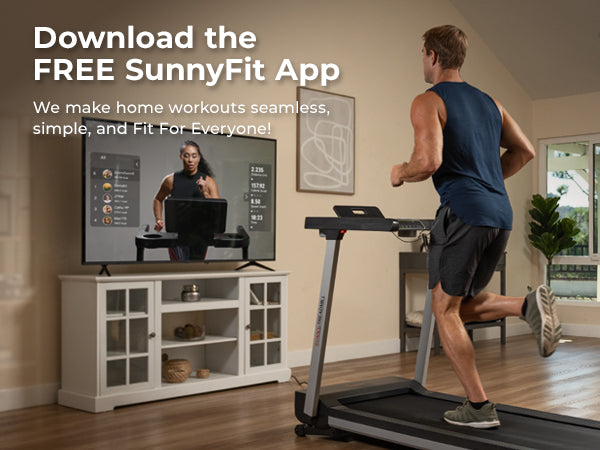 Join the FREE SunnyFit App | We make home workouts seamless, simple and fit for everyone!