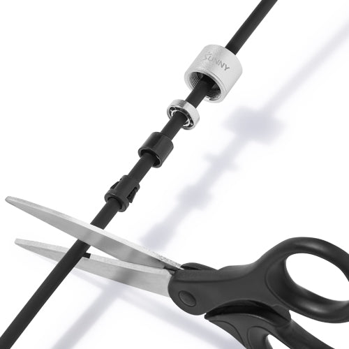 Easily Adjustable Length | Effortlessly adjust the rope length by unscrewing the end of the handle. Remove the rope to fit your size, then trim off any excess for safety—perfect for any adult height.