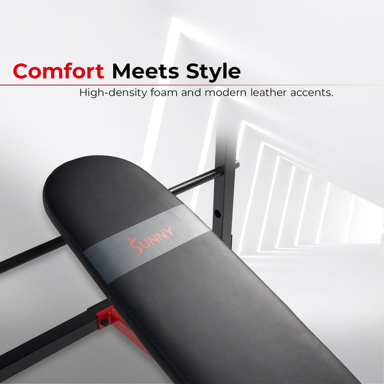 Adjustable Standard Incline Weight Bench with Leg Developer and Preacher Curl Attachment