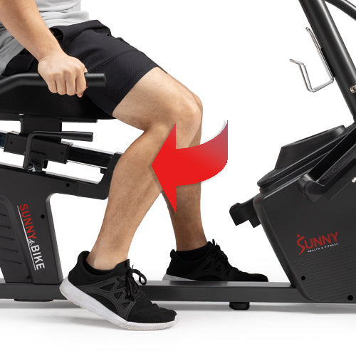 EASY ON AND OFF | The easy on-off design provides a simple, hassle-free transition from start to finish. With minimal obstruction between the handlebars and the seat, you can step through your machine and sit down safely before starting your workout.