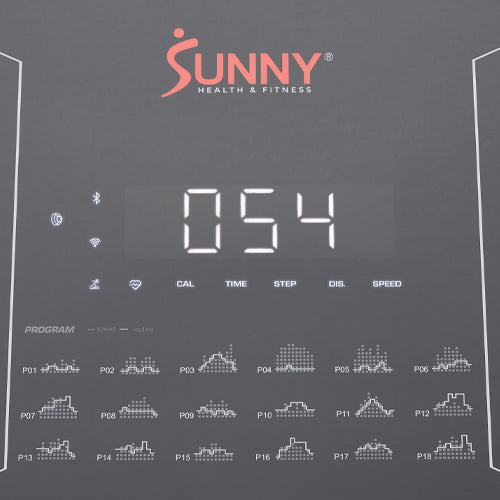Digital Display & Heart Rate | Track time, speed, distance, and pulse with a large digital monitor, quick-access buttons, and HR200 compatibility.