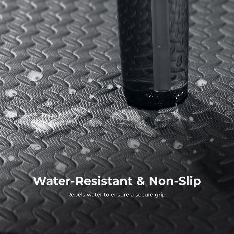 Water-Resistant & non-slip | Repels moisture with a secure grip—ideal for gyms, workshops, playrooms, garages, and high-traffic areas.