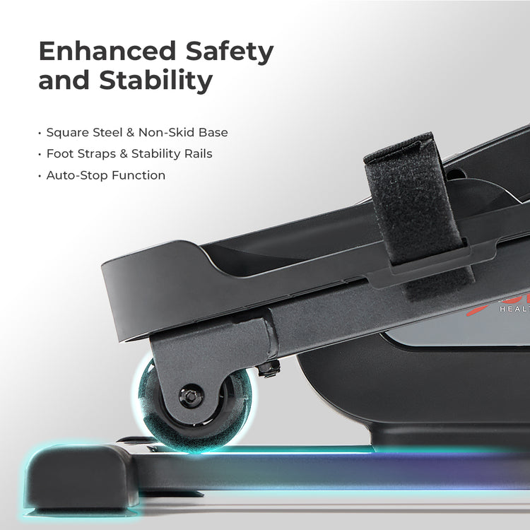 Motorized Mini Elliptical with 18-Levels Speed