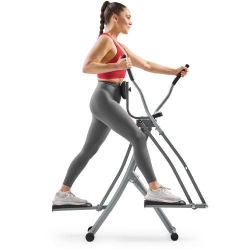 Low-Impact Air Walking Motion | Enjoy the benefits of a high-calorie burn workout with the low-impact, fluid motion that is easy on your joints, replicating the sensation of walking in the air.