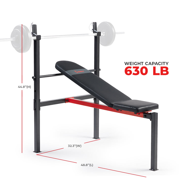 Adjustable Standard Incline Weight Bench with Rack