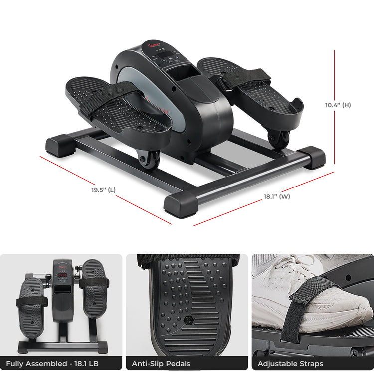 Motorized Mini Elliptical with 18-Levels Speed