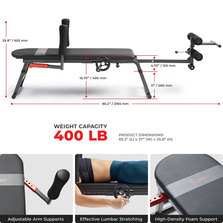 Inversion Traction & Stretch Decompression Table