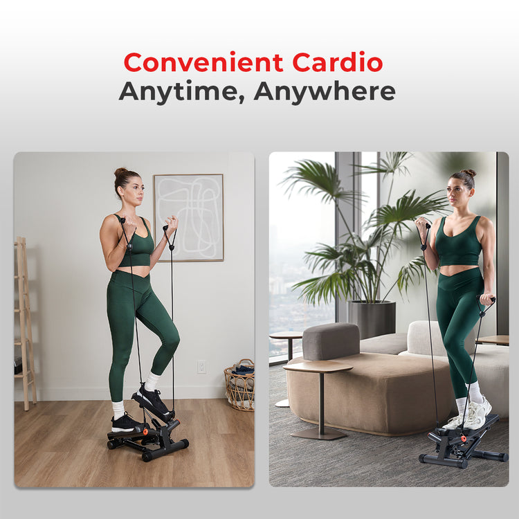 Convenient Cardio Anytime, Anywhere | (being used in home and office settings)