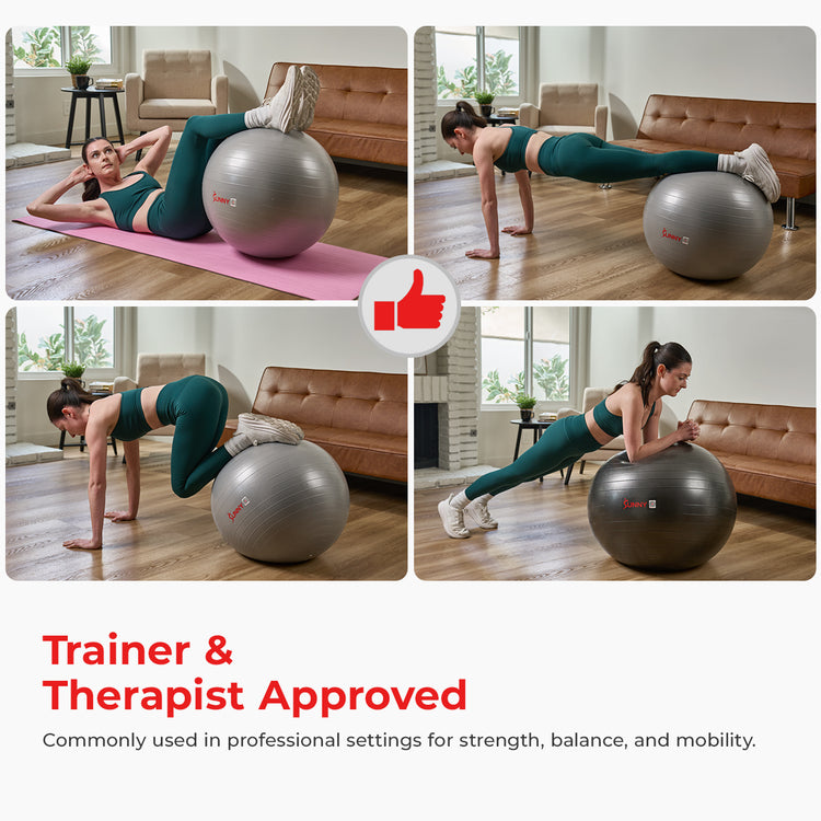 Premium Exercise Ball – 45–75 cm (Yoga / Stability Ball)