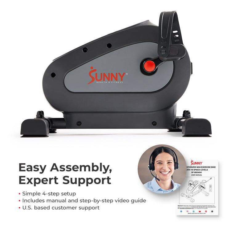 Easy Assembly, Expert Backup | Simple 4-step setup, Included manual and step-by-step video guide, and U.S.-based customer support