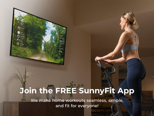 Join the SunnyFit App | We make home workouts seamless, simple and fit for everyone!