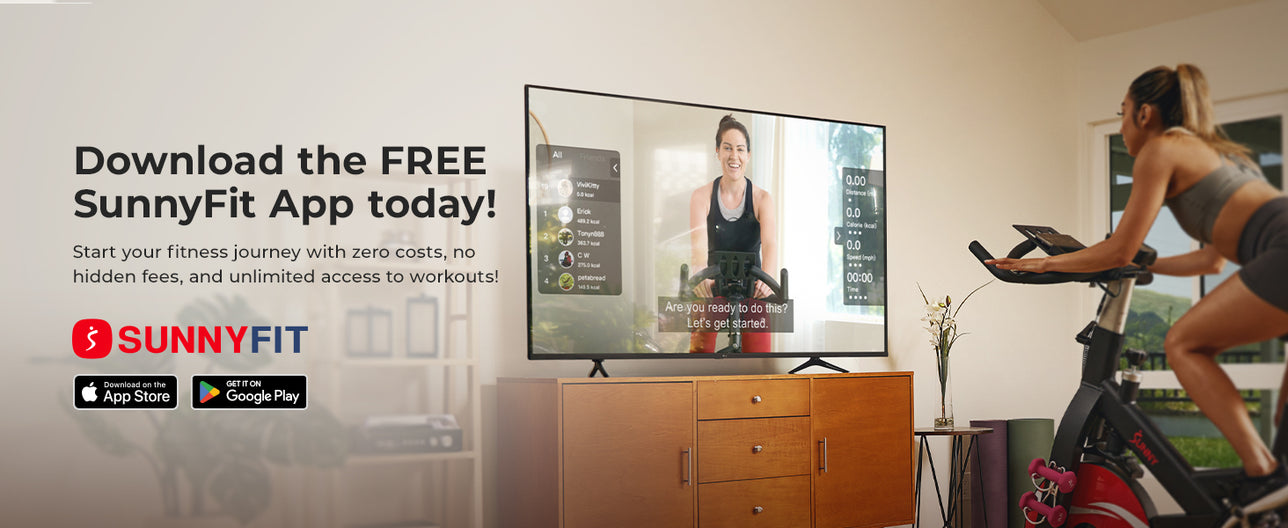 Join the SunnyFit App | We make home workouts seamless, simple and fit for everyone!