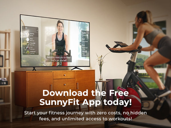 Join the SunnyFit App | We make home workouts seamless, simple and fit for everyone!