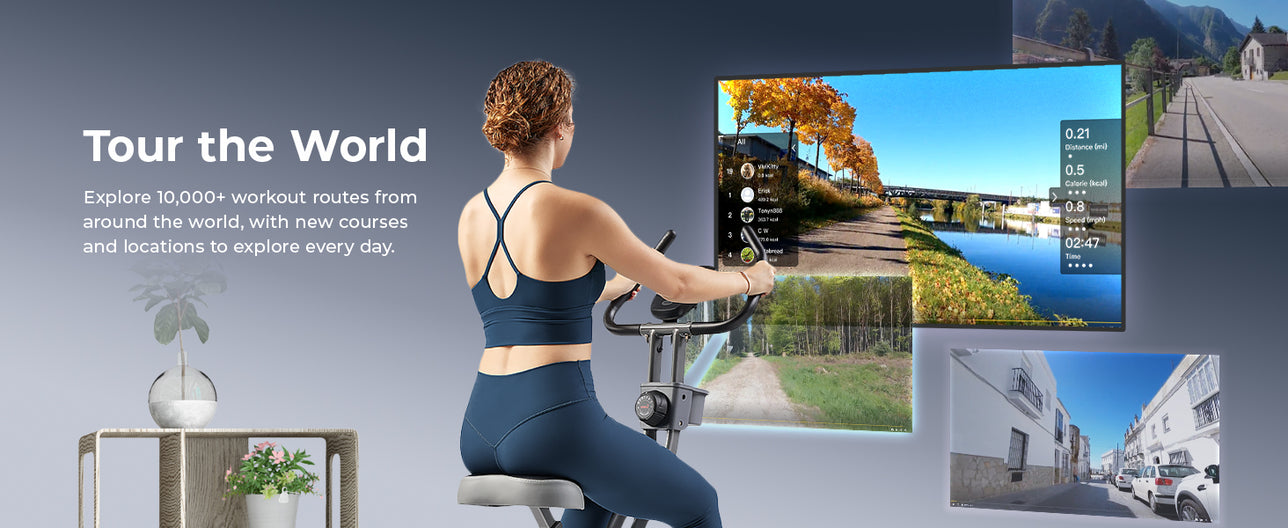 Tour the World | Explore 10,000+ workout routes from around the world, with new courses and locations to explore every day!