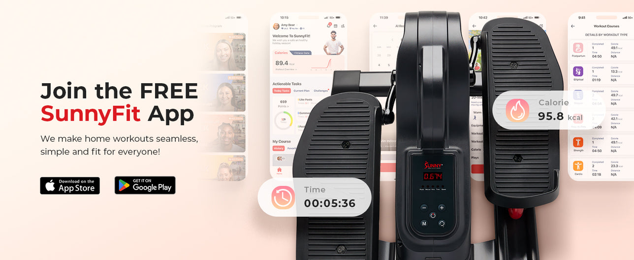 Join the SunnyFit App | We make home workouts seamless, simple and fit for everyone!