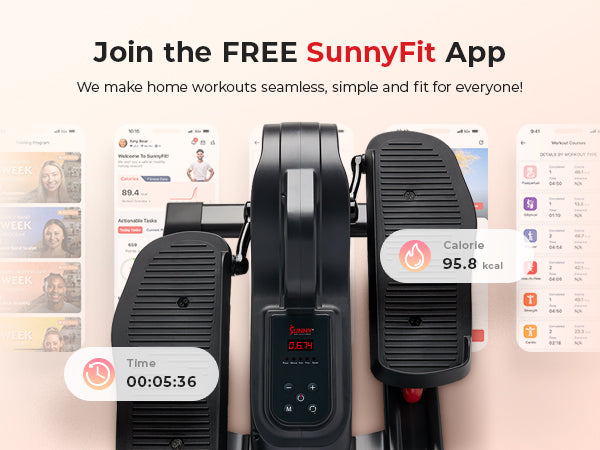 Join the SunnyFit App | We make home workouts seamless, simple and fit for everyone!