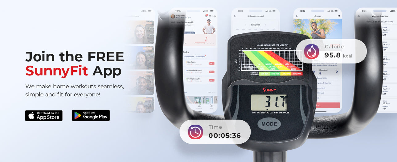Join the SunnyFit App | We make home workouts seamless, simple and fit for everyone!