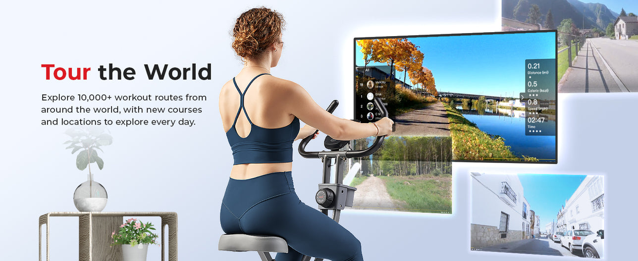 Tour the World | Explore 10,000+ workout routes from around the world, with new courses and locations to explore every day!