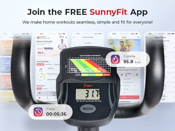 Join the SunnyFit App | We make home workouts seamless, simple and fit for everyone!