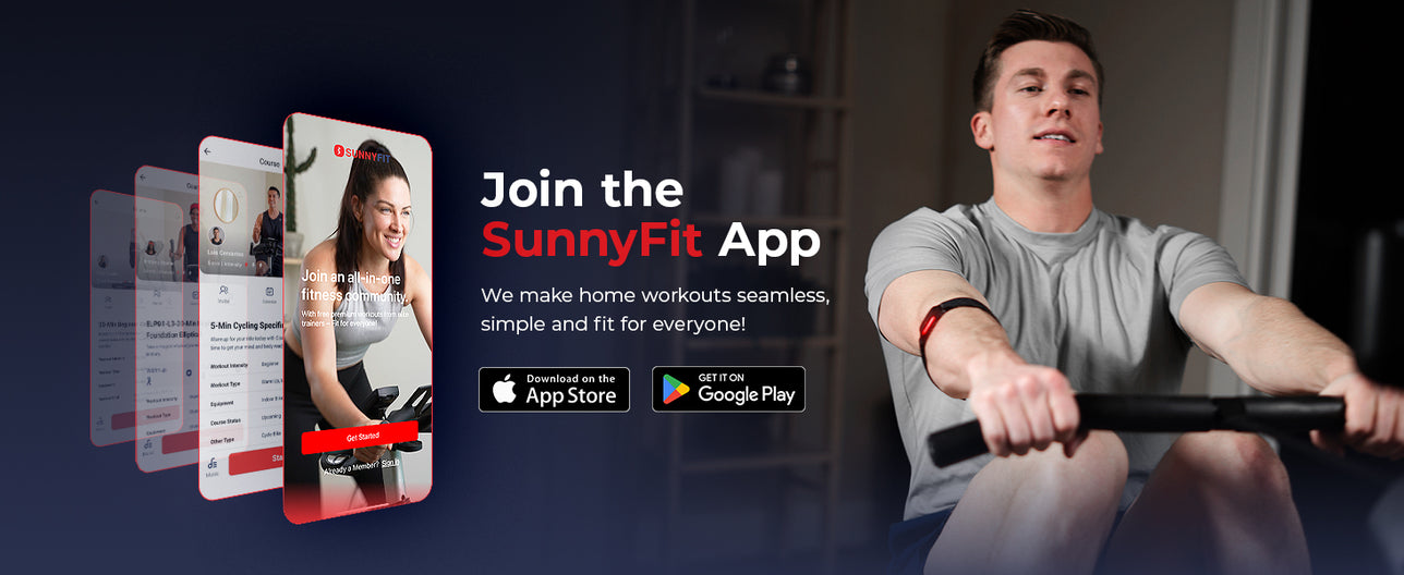 Join the SunnyFit App | We make home workouts seamless, simple and fit for everyone!