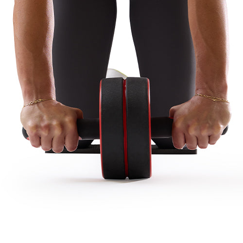 Durable Construction | Crafted from durable stainless steel and premium non-slip rubber, this ab roller is designed to withstand rigorous workout sessions.